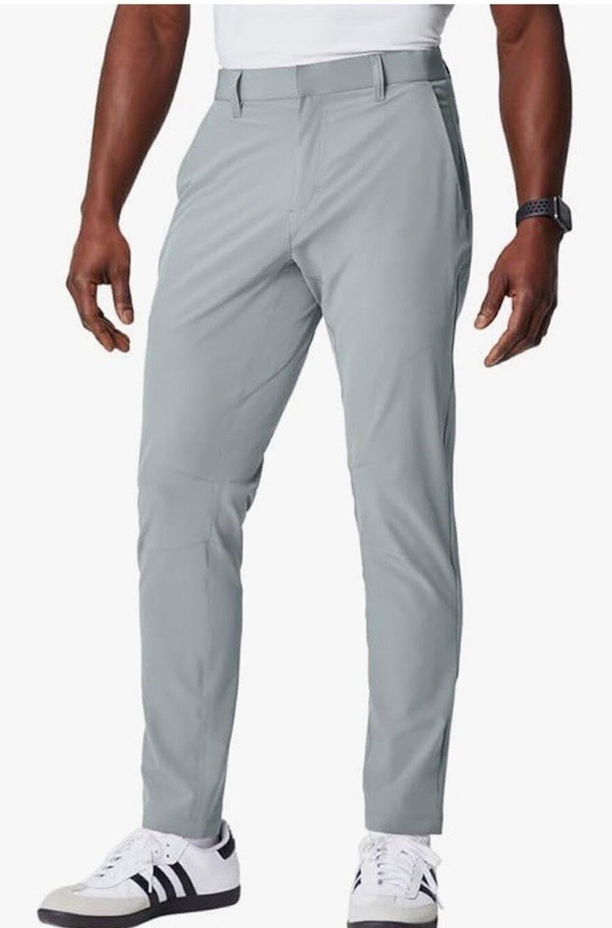 FABLETICS The Only Pant (Slim Fit) - Shadow Grey - Size 32x32 Stretch Golf Work